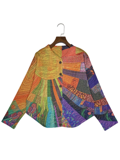 ZOE - GILET ARTIGIANALE PATCHWORK