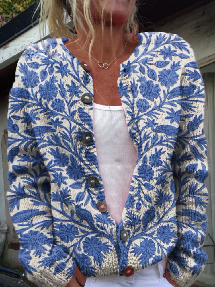 Irma | Maglione con motivo floreale