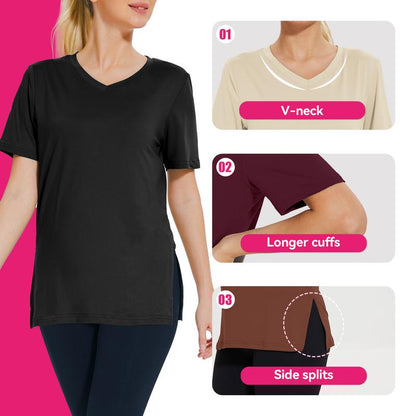 OLIVIA – T-SHIRT V-NECK PER TUTTI I GIORNI (3-PACK)