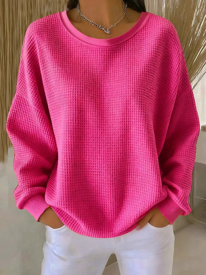 Rhosavienne – Maglione Testurizzato con Morbido Comfort