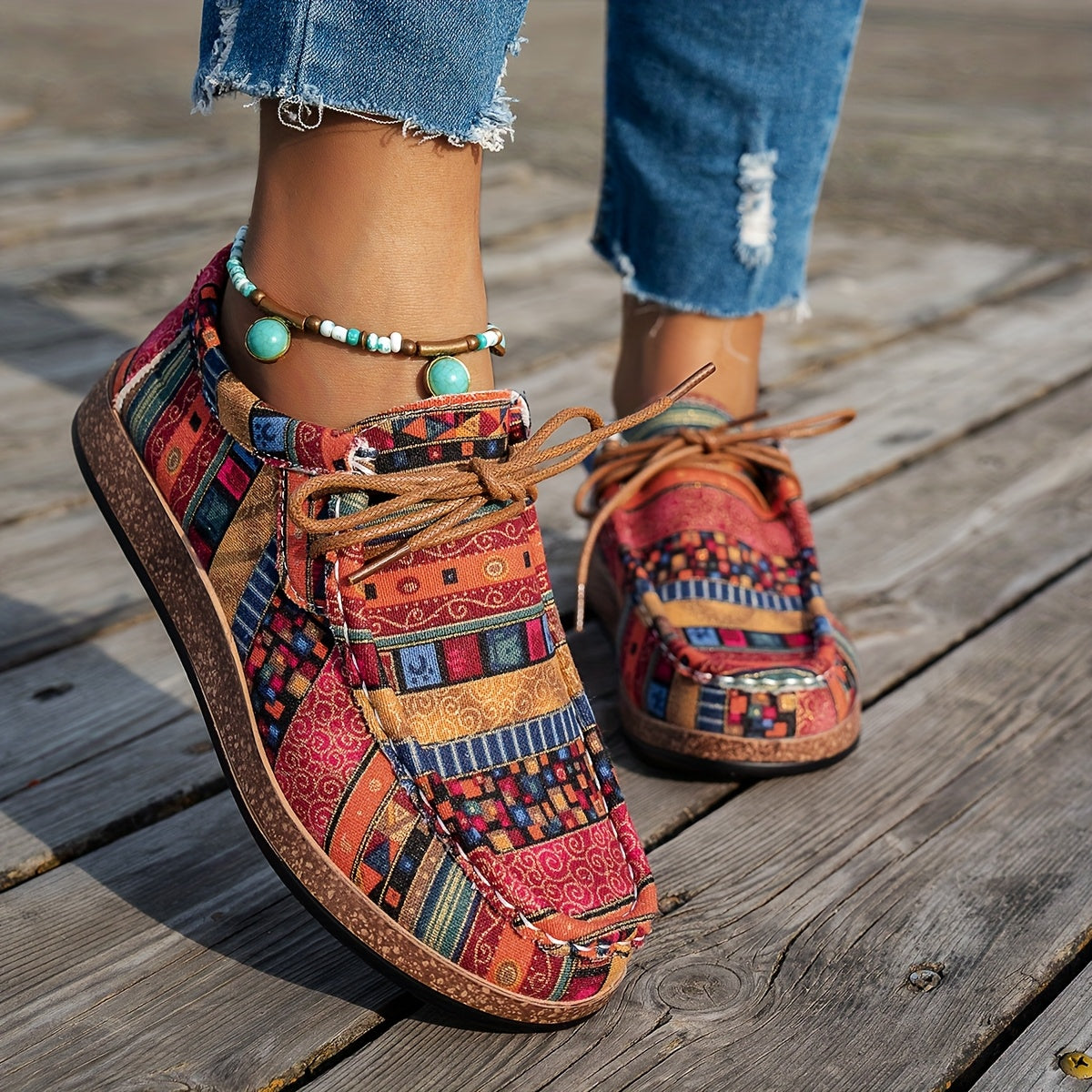 ADELINE – SNEAKER COMFORT PATCHWORK VIVACE