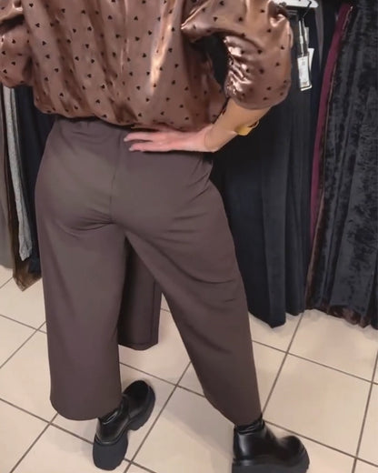 Oravelline - Pantaloni Eleganti con Zip Moderna