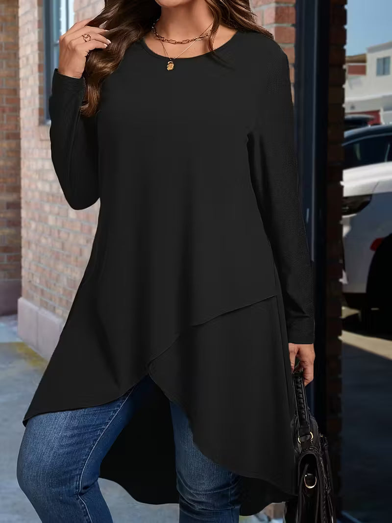 Arelivine - Elegante T-shirt a maniche lunghe