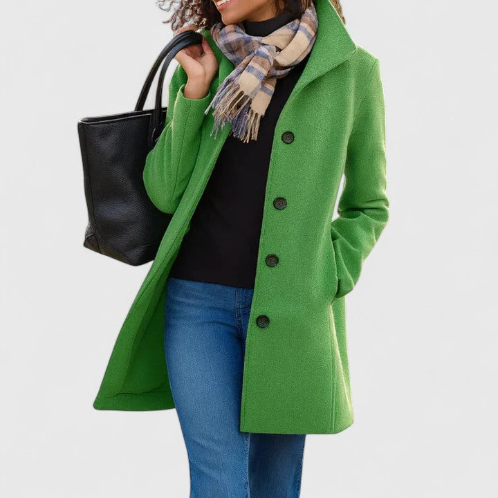 AURORA – PEACOAT IN LANA MISTA TIMELESS