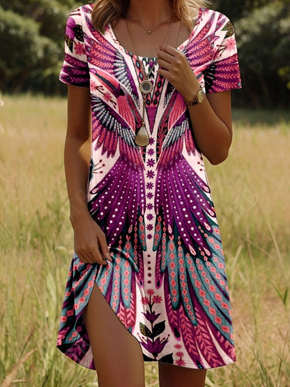 JULIA – ABITO BOHO CHIC VIVACE