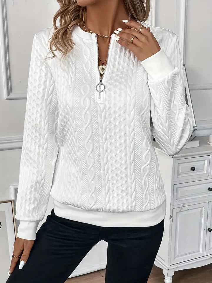 Jorien™ | MAGLIONE IN MAGLIA CON ZIP