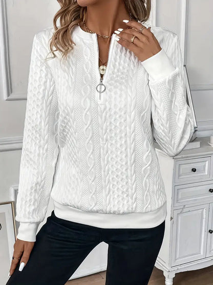 Jorien™ | MAGLIONE IN MAGLIA CON ZIP
