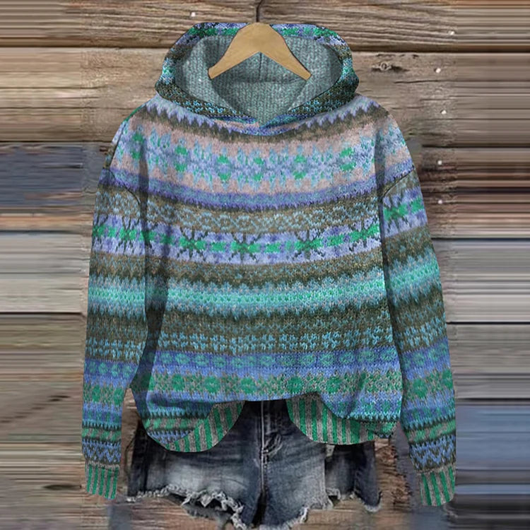 Anja | Accogliente Maglione Etno