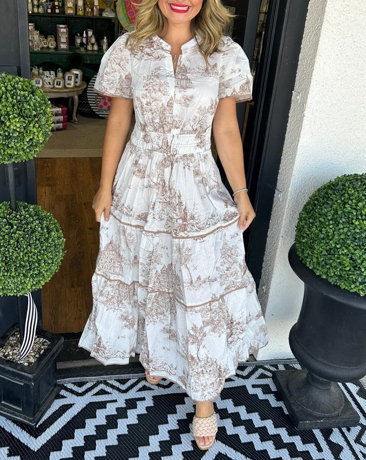 SAVANNAH – ELEGANZA TIMELESS ABITO MAXI A STRATI