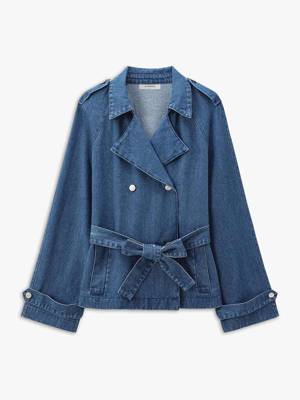 DAPHNE – GIACCA IN DENIM CON CINTURA