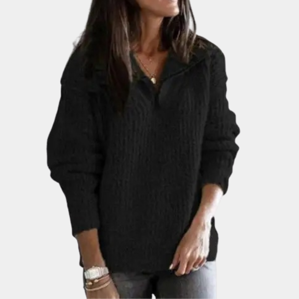 Adrianna™ | Maglione da donna con zip parziale