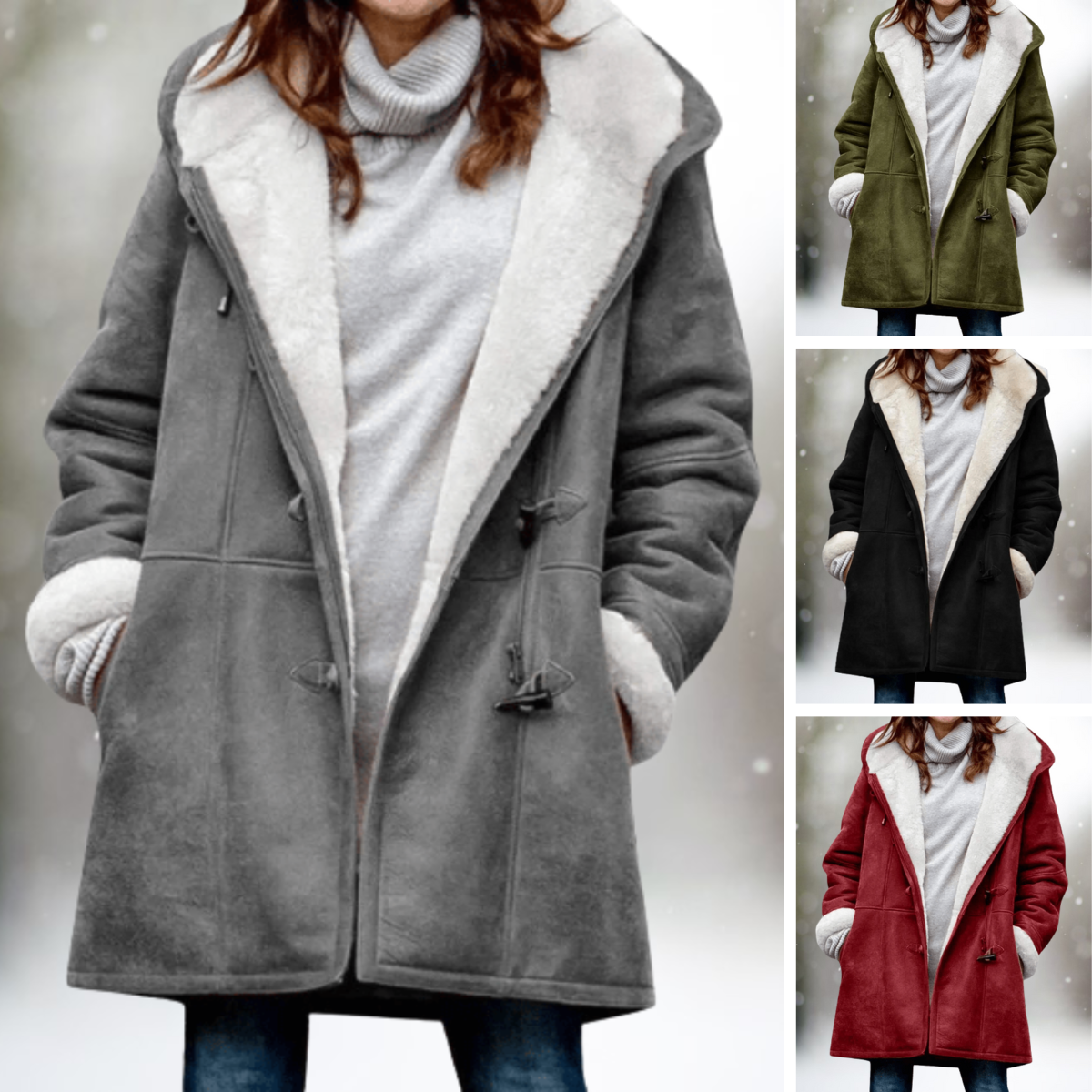 MIRANDA – GIACCA INVERNALE CON CAPPUCCIO ACCOGLIENTE