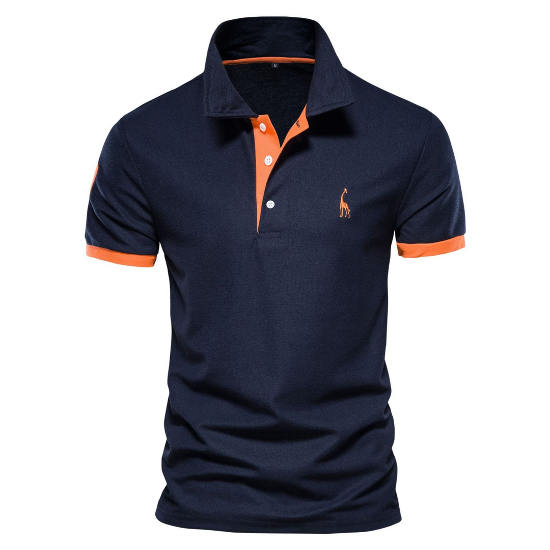 Thomas™ | Polo sportiva con dettagli a contrasto