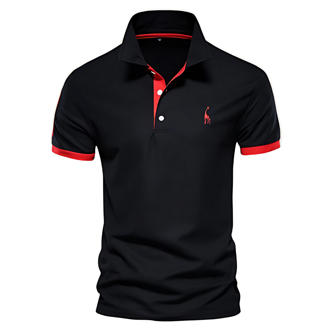 Thomas™ | Polo sportiva con dettagli a contrasto