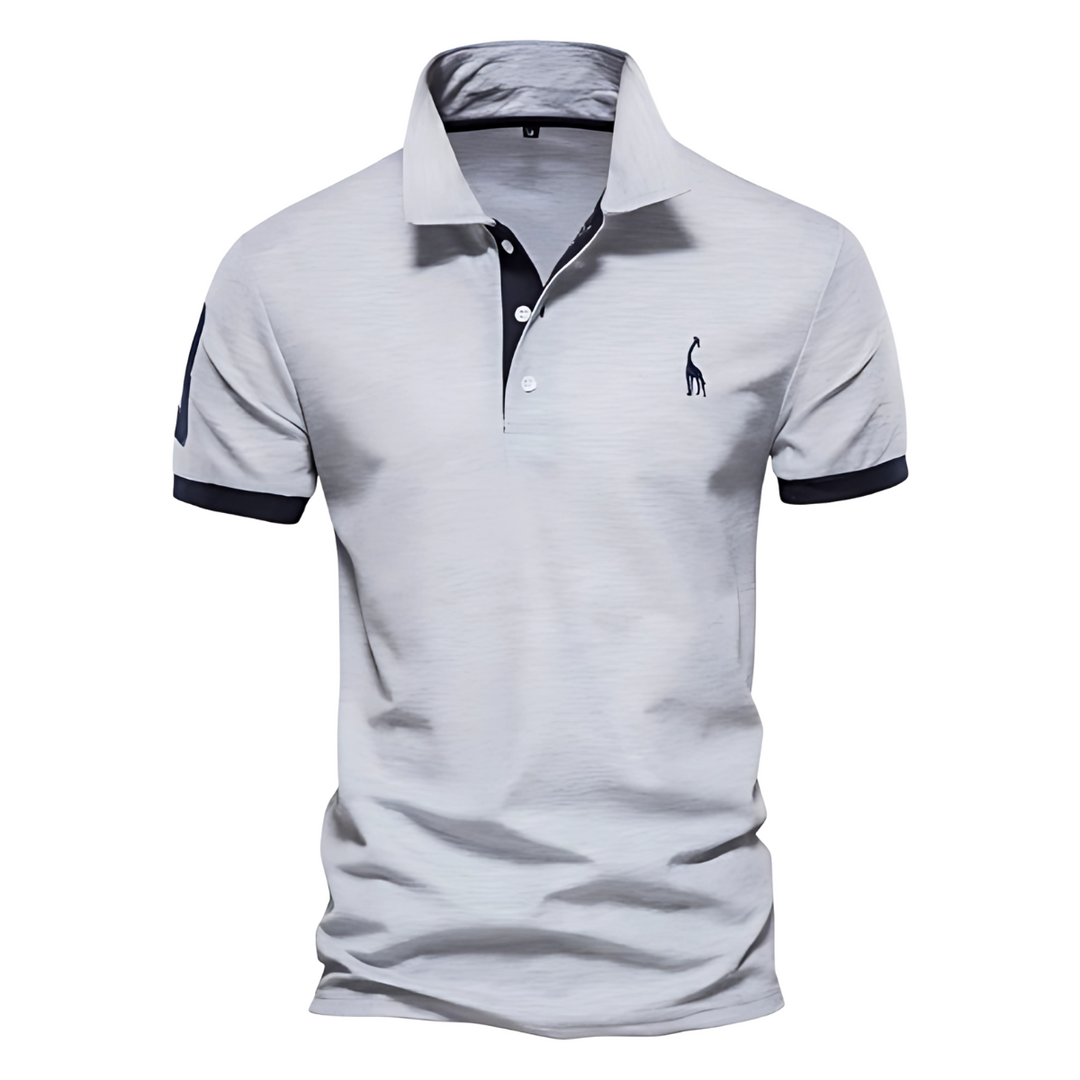 Thomas™ | Polo sportiva con dettagli a contrasto