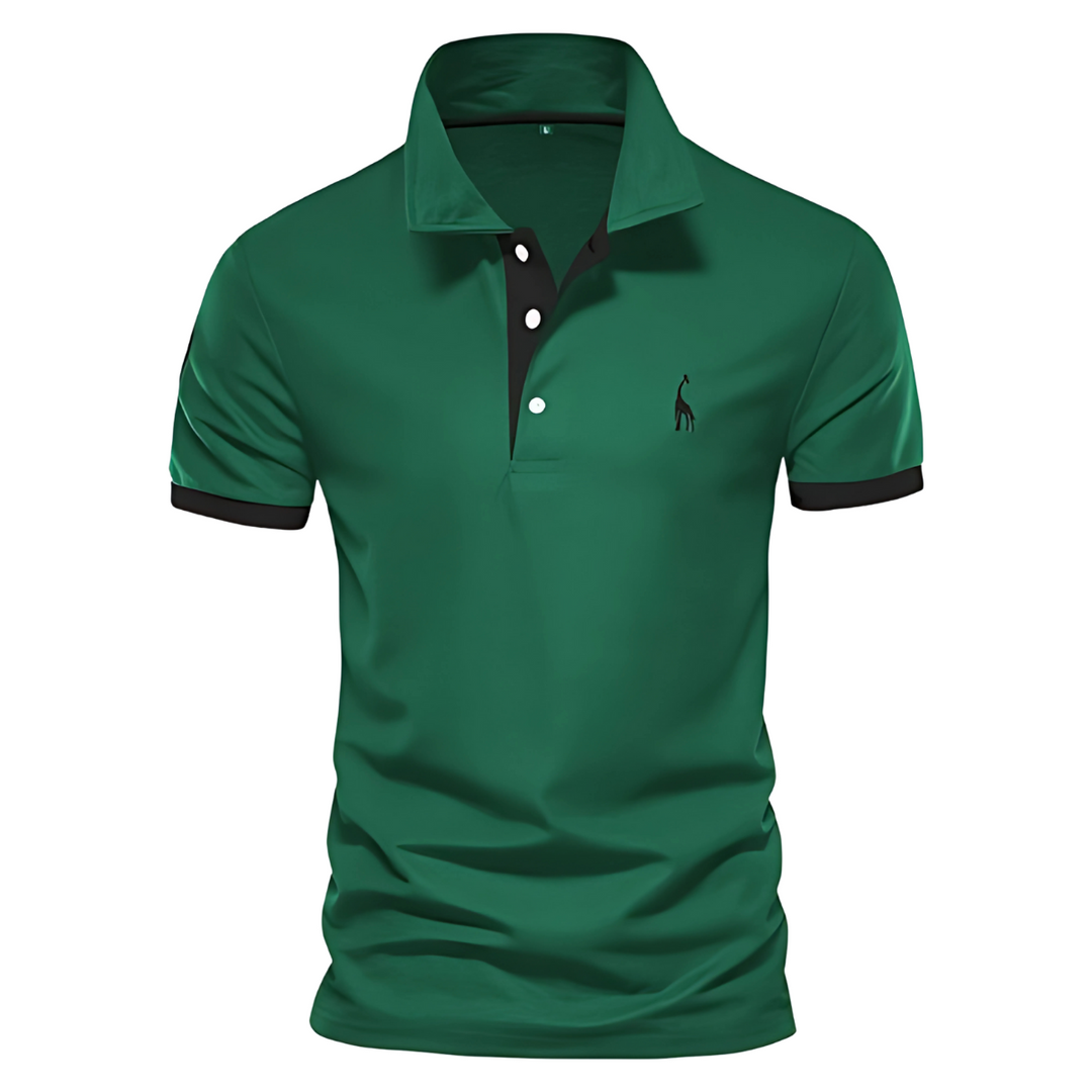 Thomas™ | Polo sportiva con dettagli a contrasto
