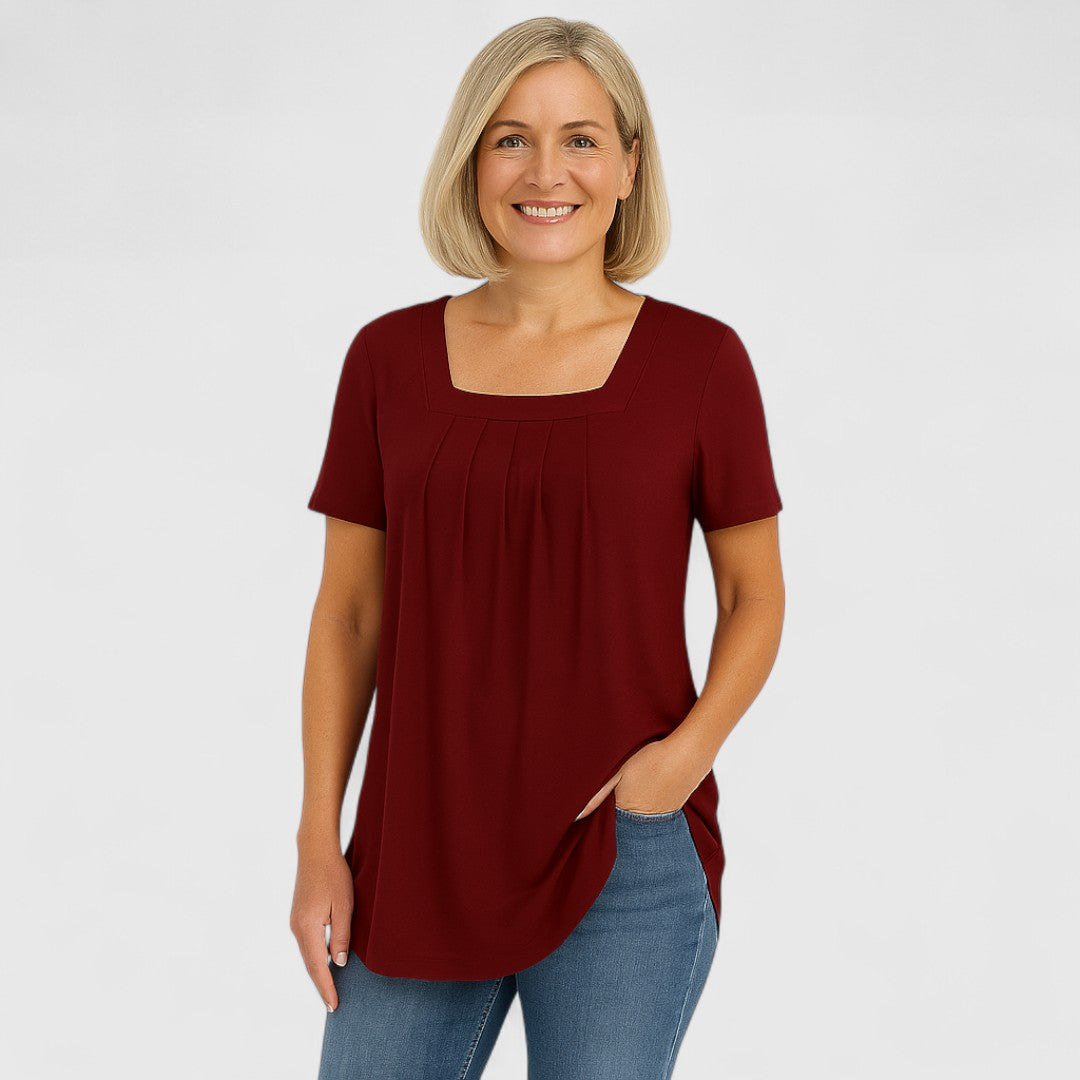 MARIA – CAMICIA PLISSETTATA ELEGANTE SENZA SFORZO