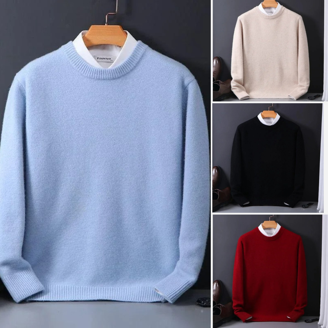 Thierry | Maglione in Cashmere a Collo Rotondo