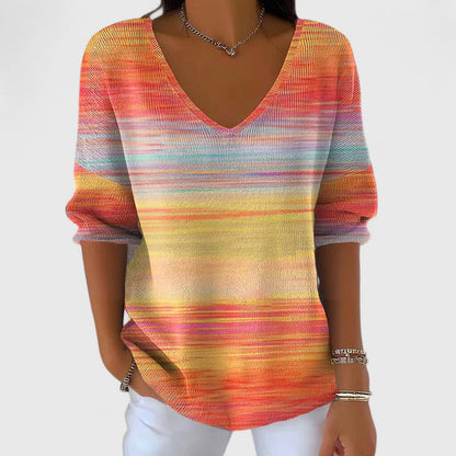 FIER – MAGLIONE REGIONAL V-HALS AL TRAMONTO