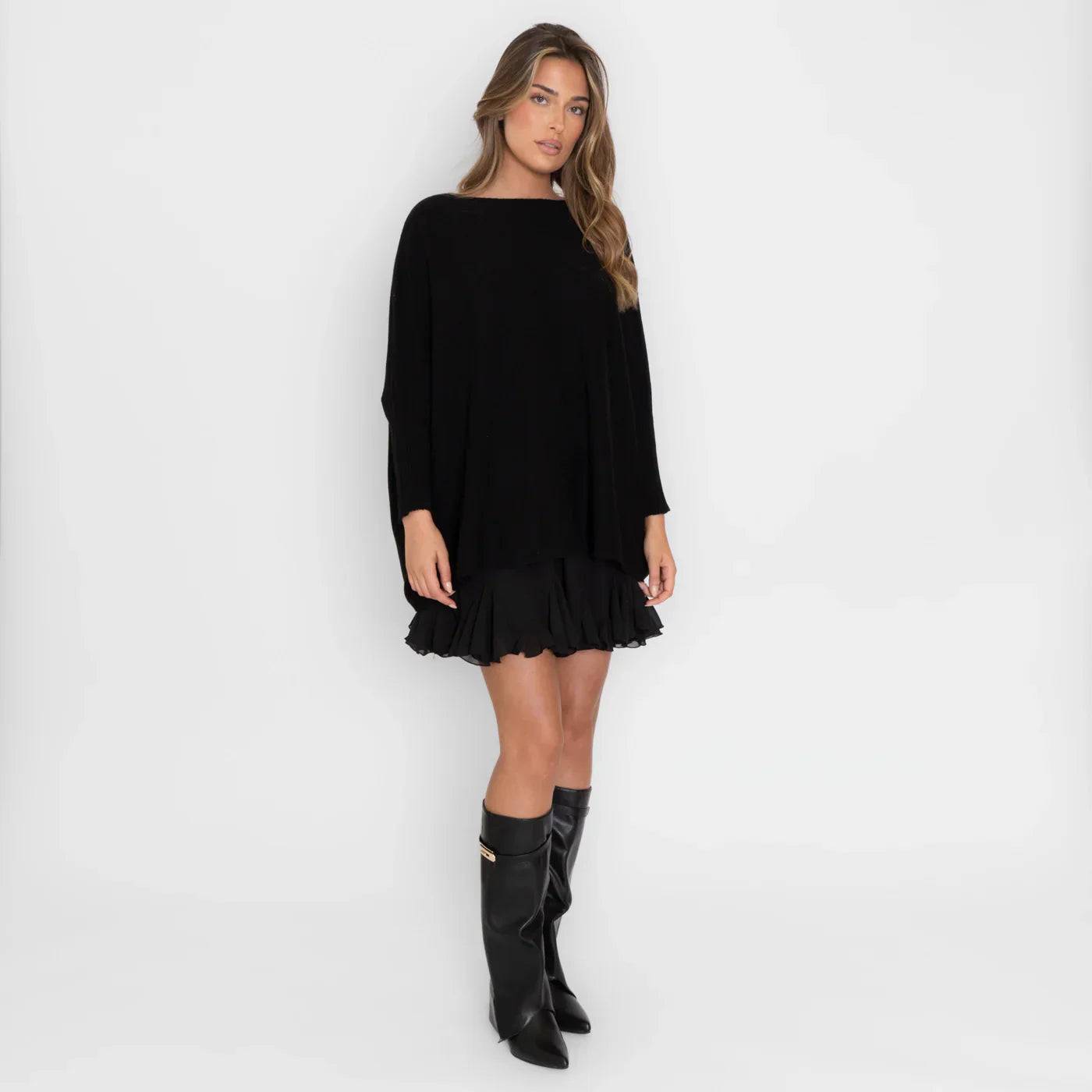 Maglione Oversized Beige - Completamente caldo!