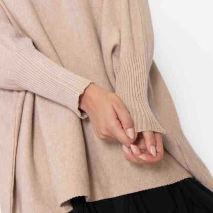 Maglione Oversized Beige - Completamente caldo!