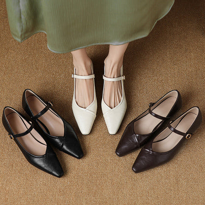 AMARA – ELEGANTE BALLERINA CON CINTURINO