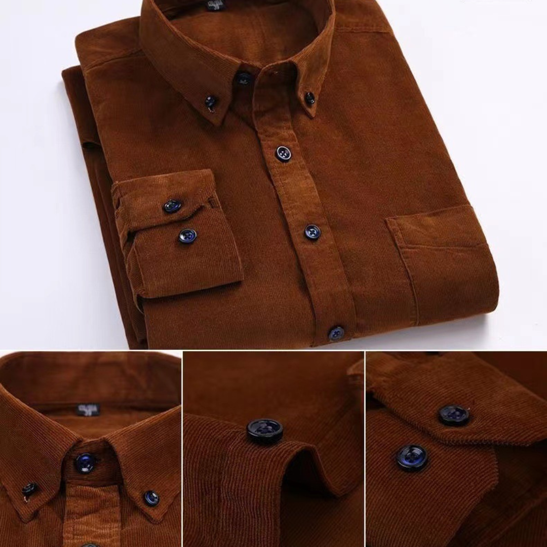 Emanuel™ | Camicia in Velluto a Coste