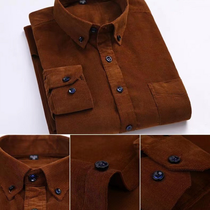 Emanuel™ | Camicia in Velluto a Coste