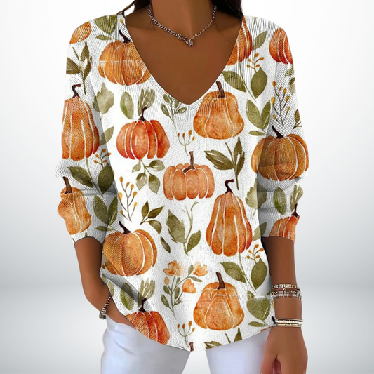 Evelien™ – Maglione Morbido con Collo a V