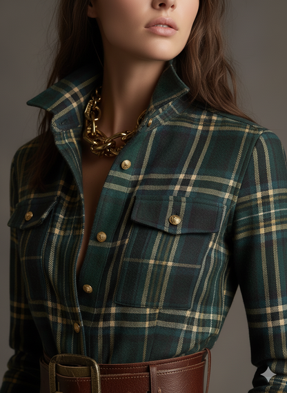LALA – CAMICIA MAXI CLASSICA CON GONNA