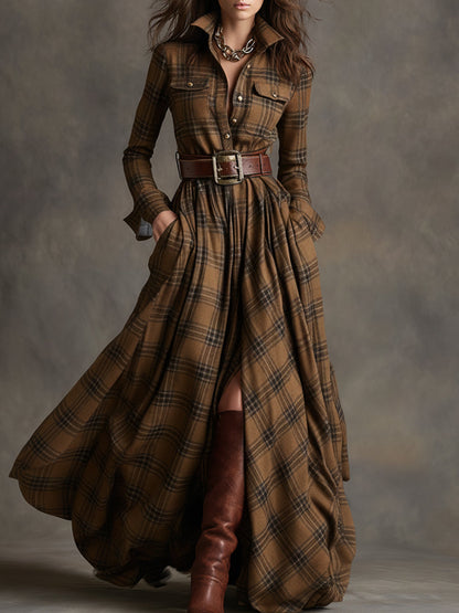 RACHEL – CAMICIA ABITO A RIGHE DAL TAGLIO ELEGANTE