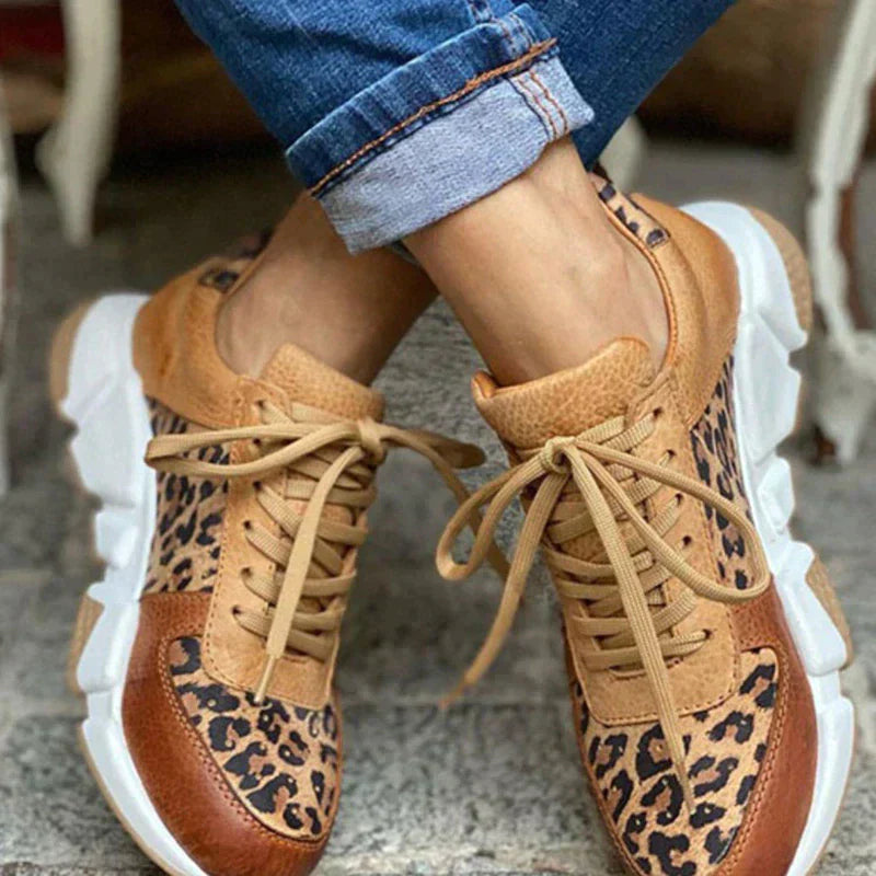 Bibi™ | Sneakers alla Moda con Stampa Leopardata