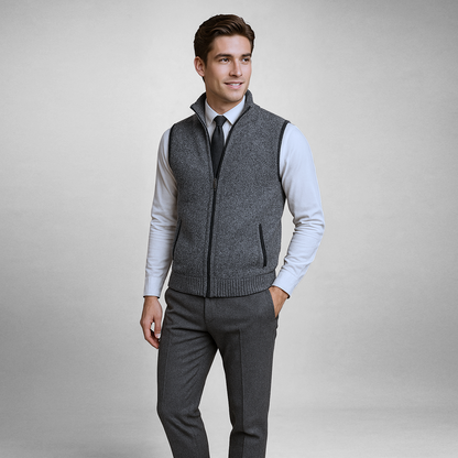 ALEXANDER – GILET CLASSICO CON ZIP