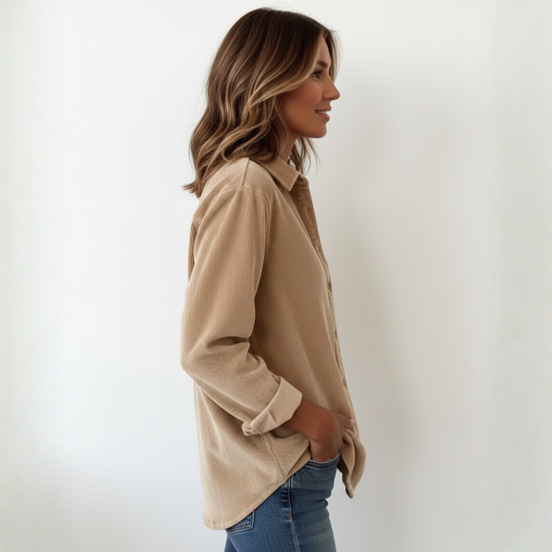 Elivianne - Una camicia in velluto a coste che funziona alla grande