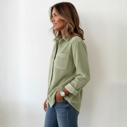 Elivianne - Una camicia in velluto a coste che funziona alla grande