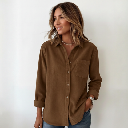 Elivianne - Una camicia in velluto a coste che funziona alla grande