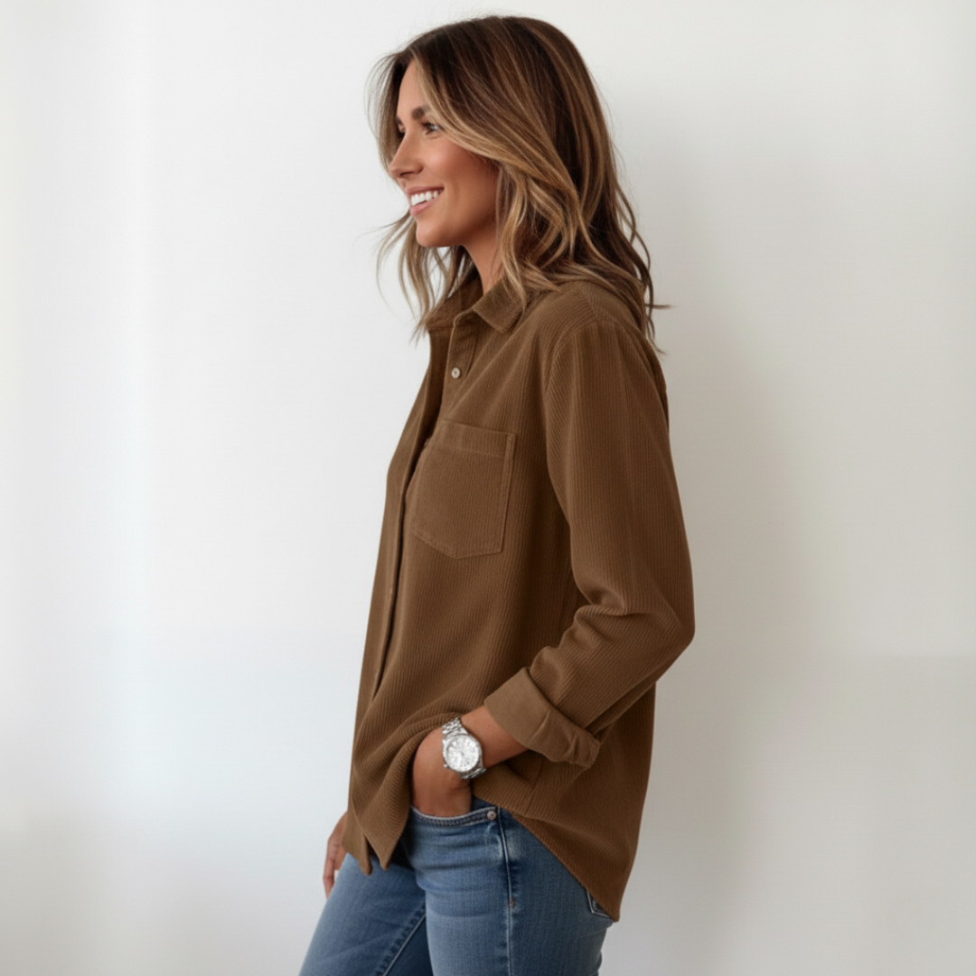 Elivianne - Una camicia in velluto a coste che funziona alla grande