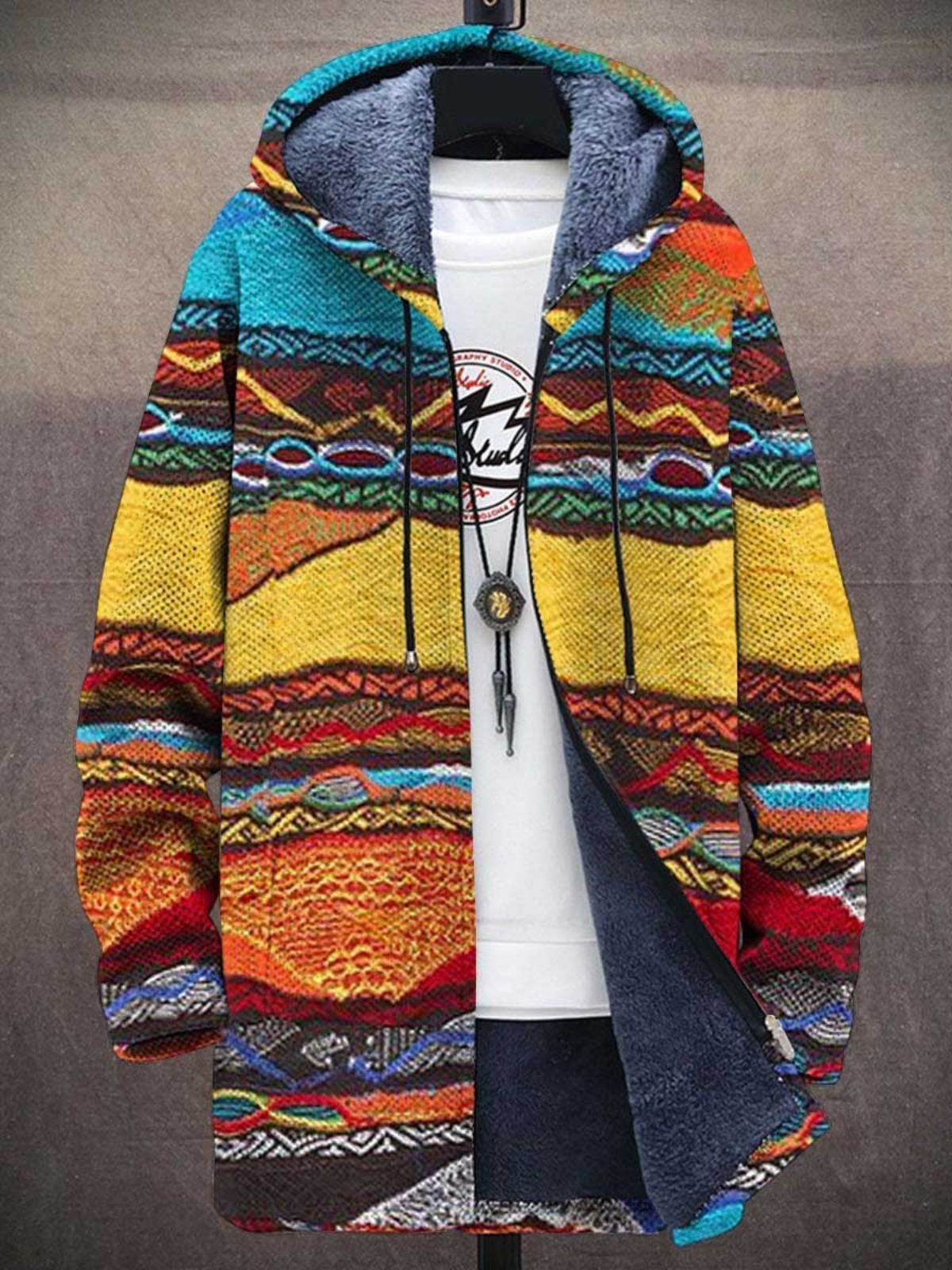 Jindalee | Cardigan di lusso ispirato all'arte