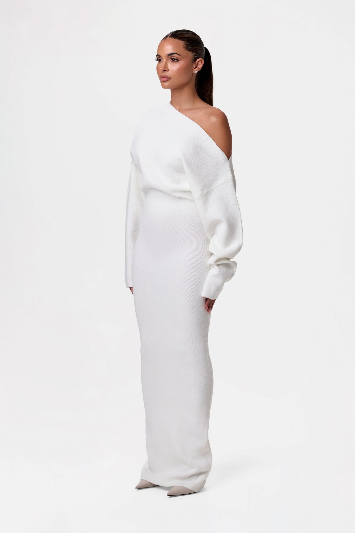Bente™ | Abito a Maglia Senza Spalline