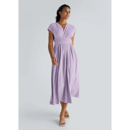 Aimee™ | Maxi abito con vita plissettata