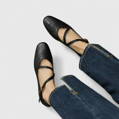 KATHERINE – BALLERINE CON NASTRO ELEGANTE