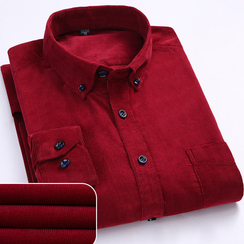 Emanuel™ | Camicia in Velluto a Coste
