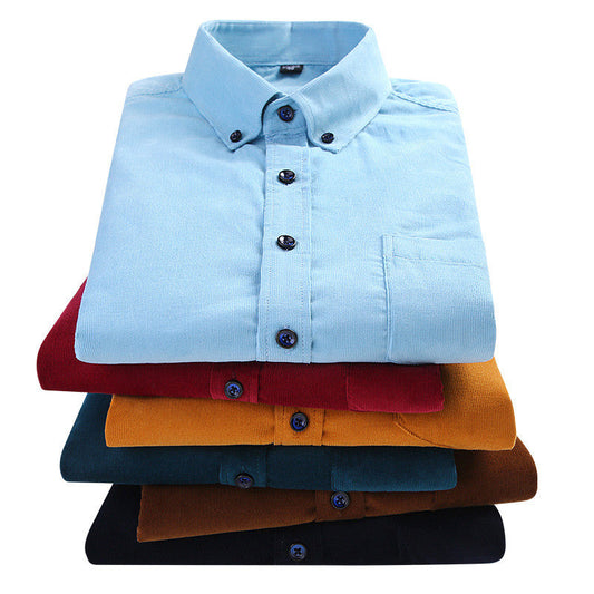 Emanuel™ | Camicia in Velluto a Coste