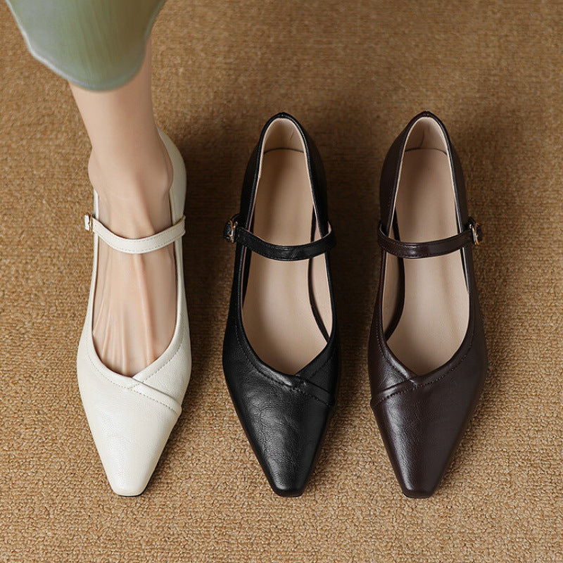 AMARA – ELEGANTE BALLERINA CON CINTURINO
