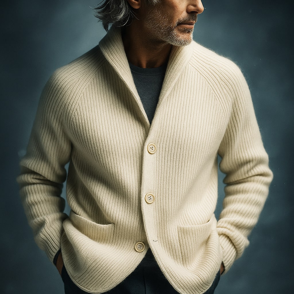 MICHAEL – GILET RAFFINATO CON CHIUSURA A BOTTONI