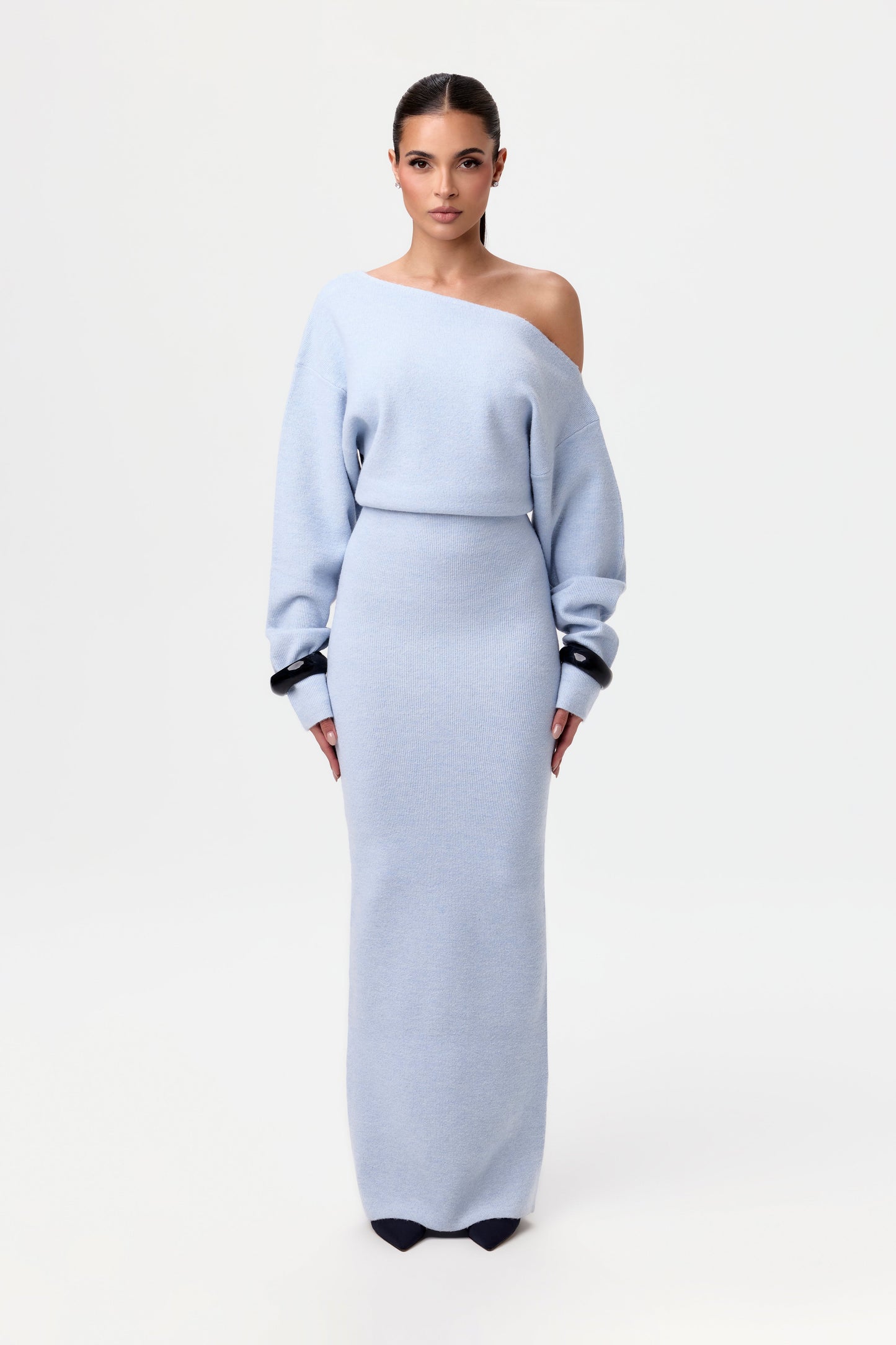 Bente™ | Abito a Maglia Senza Spalline