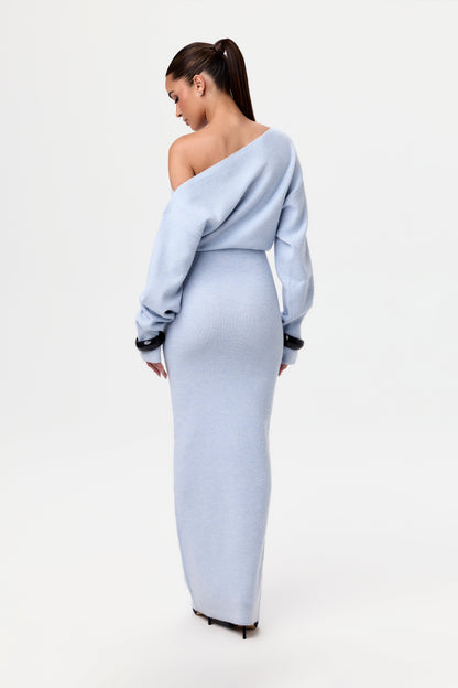 Bente™ | Abito a Maglia Senza Spalline