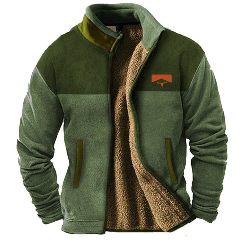 Bergzicht – Giacca Fleece Casual per Uomini