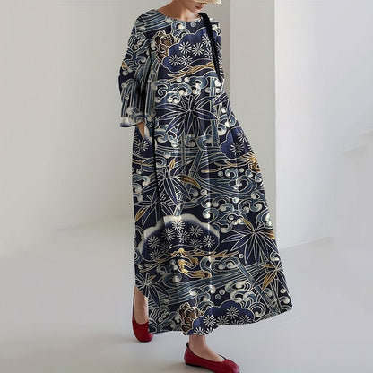 DELILAH – ABITO MAXI FIORI LEGGERI