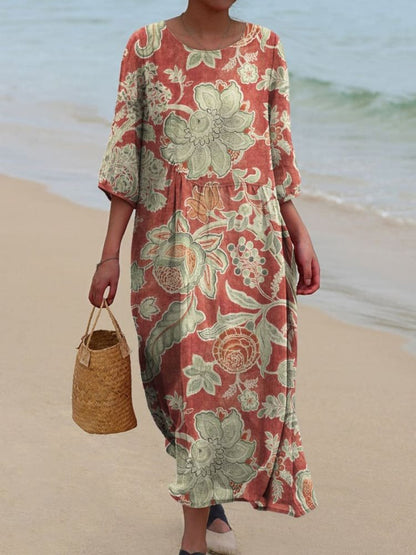 DELILAH – ABITO MAXI FIORI LEGGERI